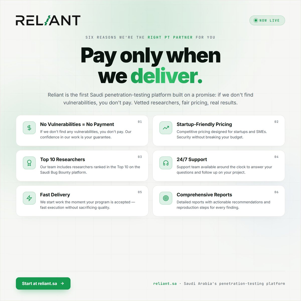 reliantsec's tweet photo. Launching a new era in penetration testing — https://t.co/0VnVsJEZtW https://t.co/YZkr4d1Rjq