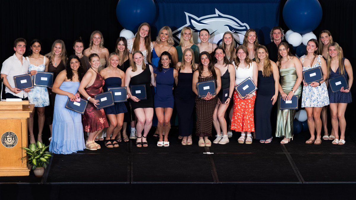 UNHWildcats's tweet photo. Honoring the best of both worlds!

Thirty Wildcats were inducted into Chi Alpha Sigma, with 38 more continuing their membership—totaling 68 student-athletes recognized at the WESPYs.

Story ➡️ https://t.co/entXYPRSWq

#BeTheRoar | #WESPYs26 https://t.co/haHyjM0KGZ