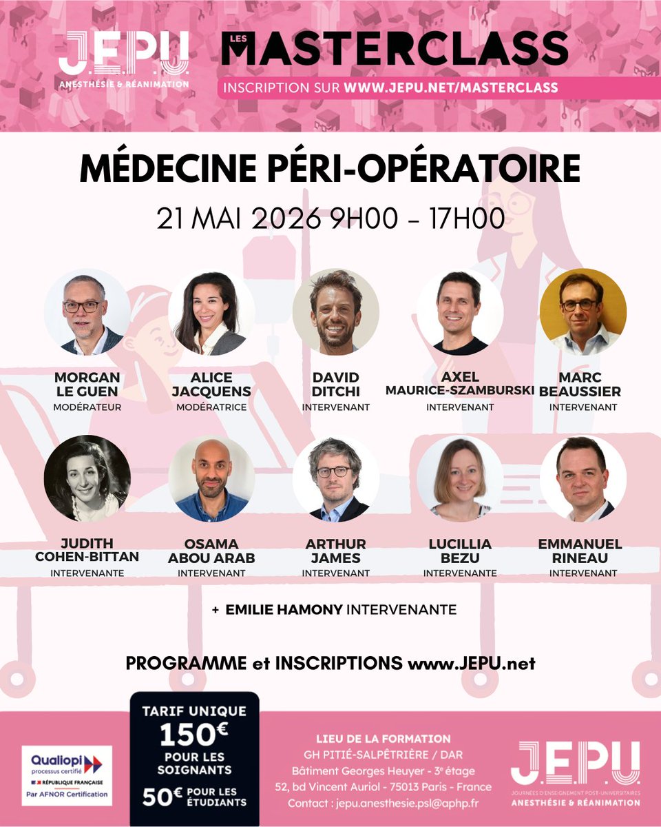 Les MASTERCLASS des J.E.P.U. tweet media