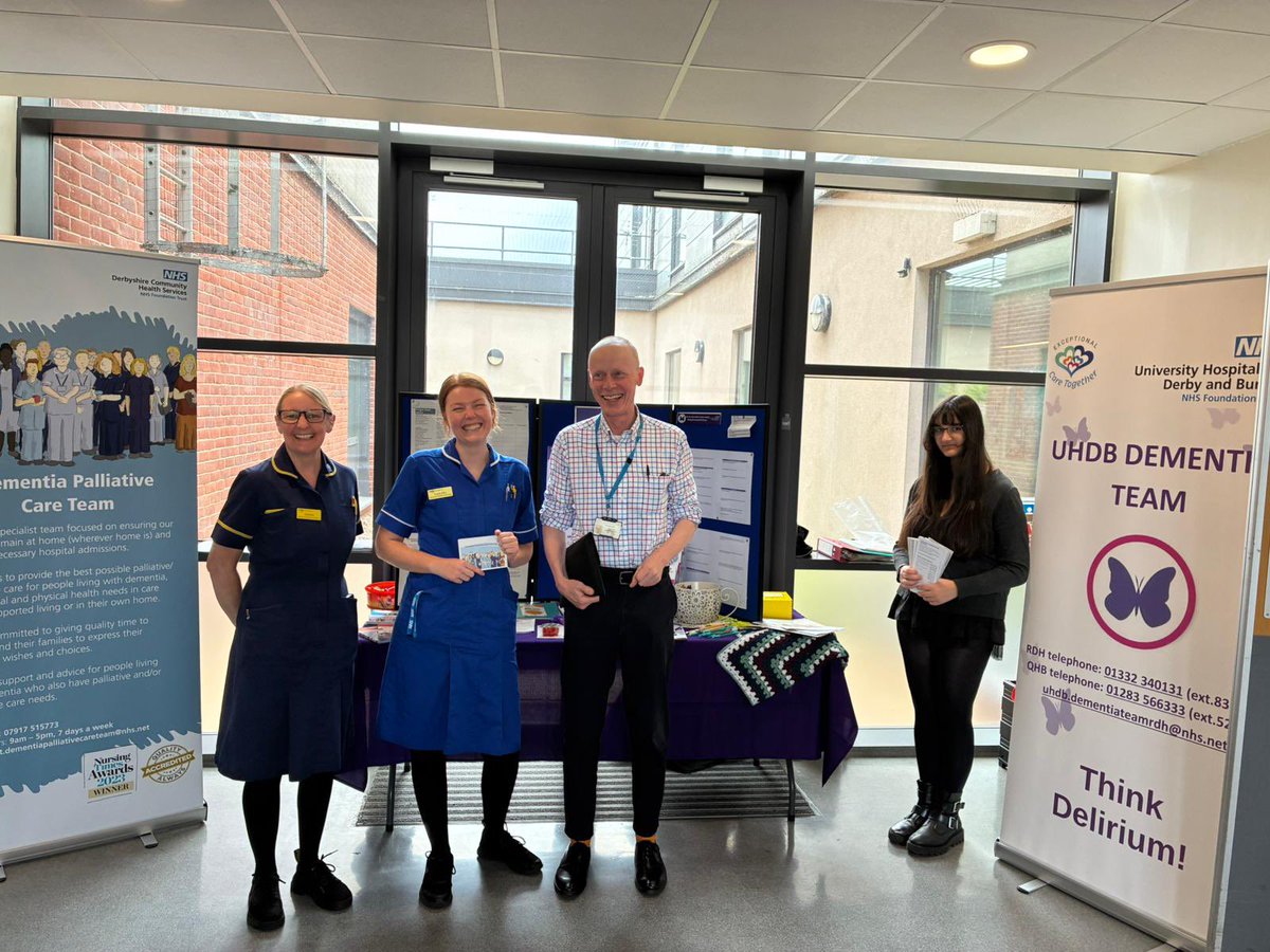 DilpritShergill's tweet photo. Dementia action week Day 1 RDH @markhil75770073 @hill_karenhill3 @UHDBTrust @UHDB_PatientExp @UHDBLibrary @charlottekawal1 @Carers_Derby @JoinedUpCare @deanna_wrafter https://t.co/flJzapGSio