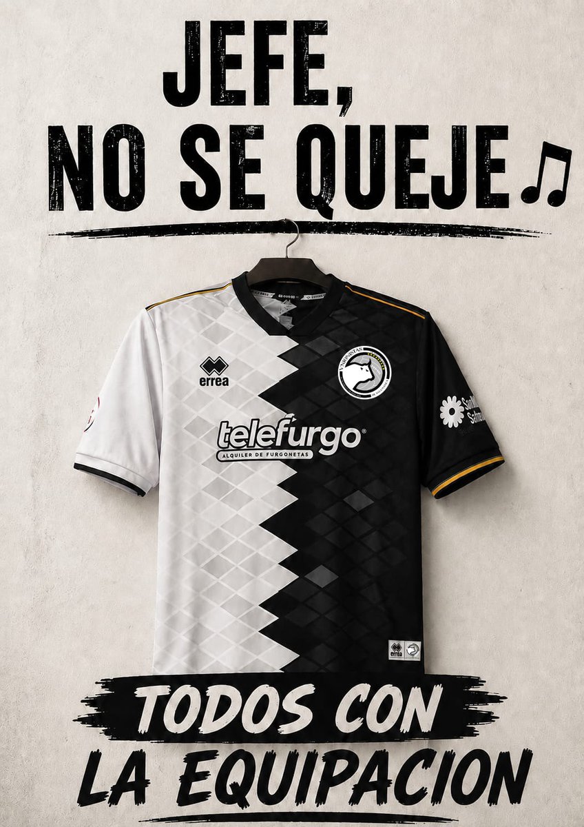 Grada_joven23's tweet photo. ⚪️⚫️ El sábado inundemos las gradas de BLANCO y NEGRO.

🔊 ¡Jefe, no se queje y ponga una copita más! https://t.co/jMk7Euao6C