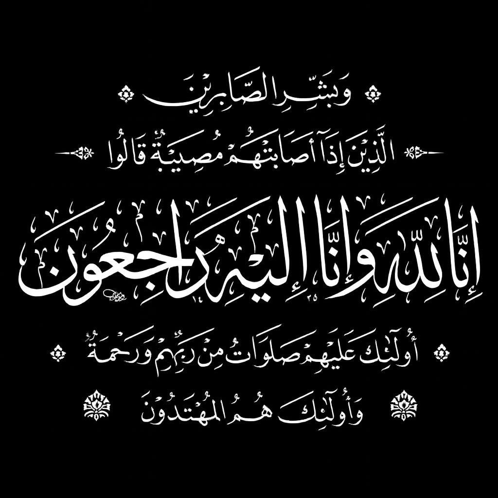 alghyth_B52's tweet photo. إنا لله و إنا إليه راجعون،
عشيرة البوغيث
الفتيان

بقلوب مؤمنة بقضاء الله وقدره، ننعي إليكم وفاة المرحوم بإذن الله
                    خضر العيسى البنيه الخاير  ، 
نتقدم بأحر التعازي إلى أهله الكرام ، ونسأل الله أن يلهمهم الصبر والسلوان،

البقاء لله . https://t.co/wkhvzNKaFg