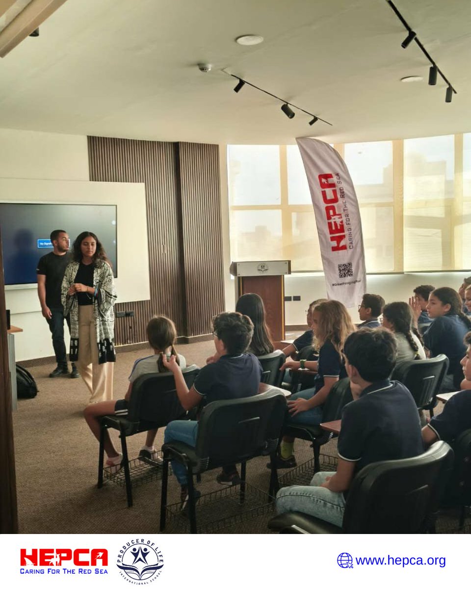 HEPCA3's tweet photo. HEPCA was proud to collaborate with Producer of Life International American School for a special Earth Day awareness event focused on inspiring future environmental leaders and protecting the Great Fringing Reef of the Red Sea
#EarthDay #ProtectTheRedSea #GreatFringingReef #HEPCA https://t.co/b1Adm3FZRJ