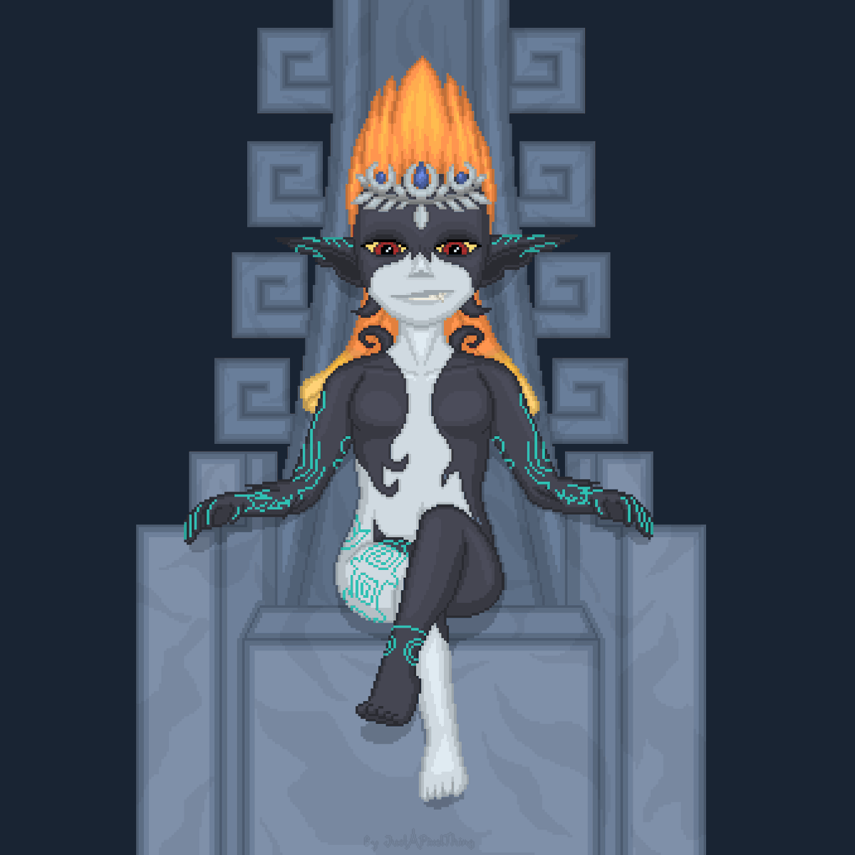 JustAPixelThing's tweet photo. Hello Twilight Princess my old friend.

Can you believe that this is my FIRST TIME drawing Midna? And it was for a c0mm too! For a dear Midna fan I met on the German Zelda Forums.

Can't believe I haven't posted art in months 😭 But great things are coming! https://t.co/y2zCwg3hOb