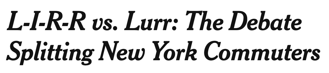JeffMightBWrong's tweet photo. I join the chorus of New Yorkers saying that I have never once heard anyone call LIRR "Lurr" and if anyone had said "Lurr" to me, I would have reported them as a Russian spy. https://t.co/cPhbSJhtT1