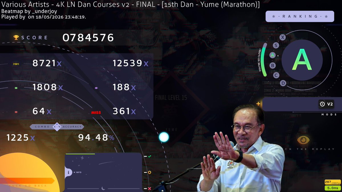 IvanNotOfficial's tweet photo. havent used this website in a while

from last night's session, thanks to some people watching me live and cheering

mfw yami choke 3 times in a row and yume 94 right after https://t.co/gS3yee88iP