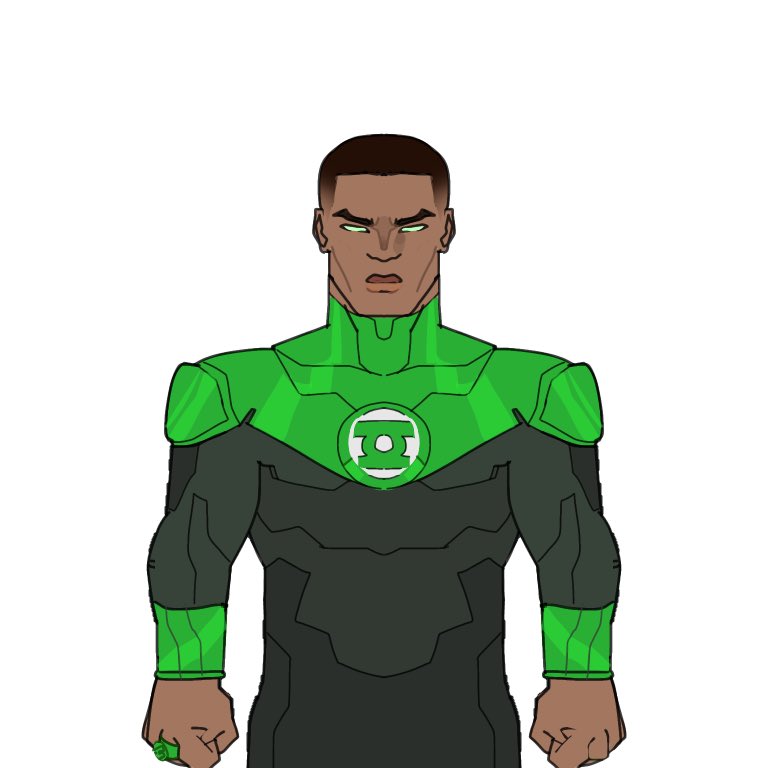 Denzarts_'s tweet photo. My take on an older Hal Jordan with John Stewart green #lanterns #DC #art https://t.co/q3lMfIefny
