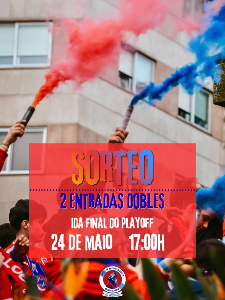 quevenolobo2024's tweet photo. Sorteo playoff 🤞

Sorteamos dúas entradas dobres ( unha en X e outra en Instagram)🎟️

Requisitos:

Seguir a  @quevenolobo2024 🐺
Mencionar a un amig@ 👯‍♂️
Dar Like na publicación e RT ❤️

Xoves as 21:00h anunciamos @s gañadores.🏆 https://t.co/TAYVXmQYIz
