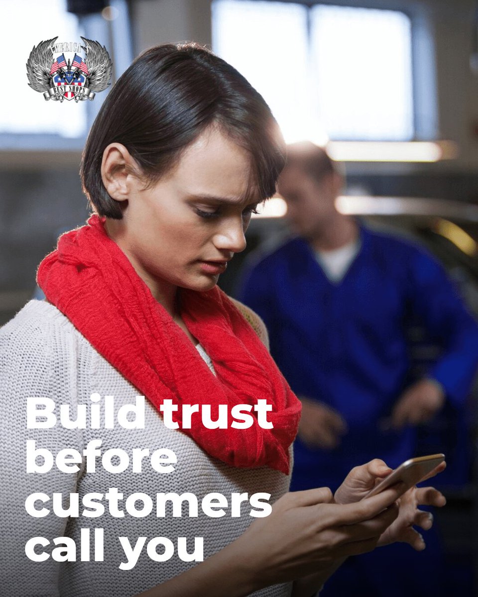 CustomShopsMktg's tweet photo. What makes a repair shop feel trustworthy before you even say a word? Clear online reviews, a professional website, and quick response times build confidence instantly. https://t.co/dxIoiRqw6C