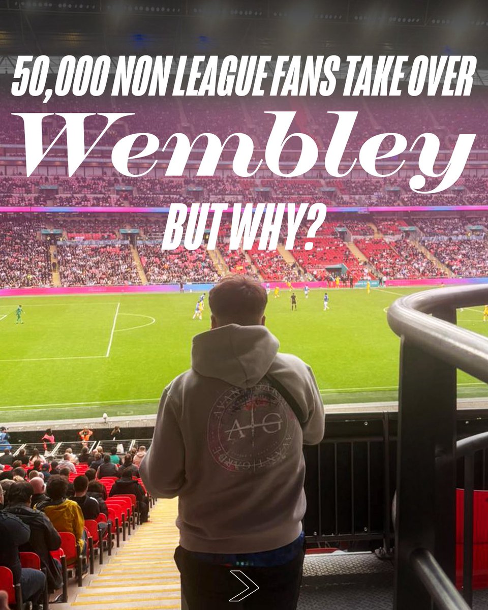 DannyDraper15's tweet photo. Went to Non-League Finals Day at Wembley this weekend not really knowing what to expect.

4 teams. 2 finals. 2 trophies. 50,000 fans.

From AFC Stoneham &amp; Cockfosters in the FA Vase to Southend United &amp; Wealdstone in the FA Trophy, Communities and memories under the Wembley arch. https://t.co/d2e7uqSi0k