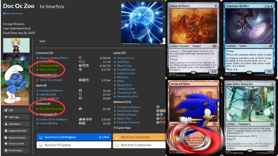 SmurfyyyMTG's tweet photo. It's okay guys, I've already found the optimal list https://t.co/SmqMrpIPMJ