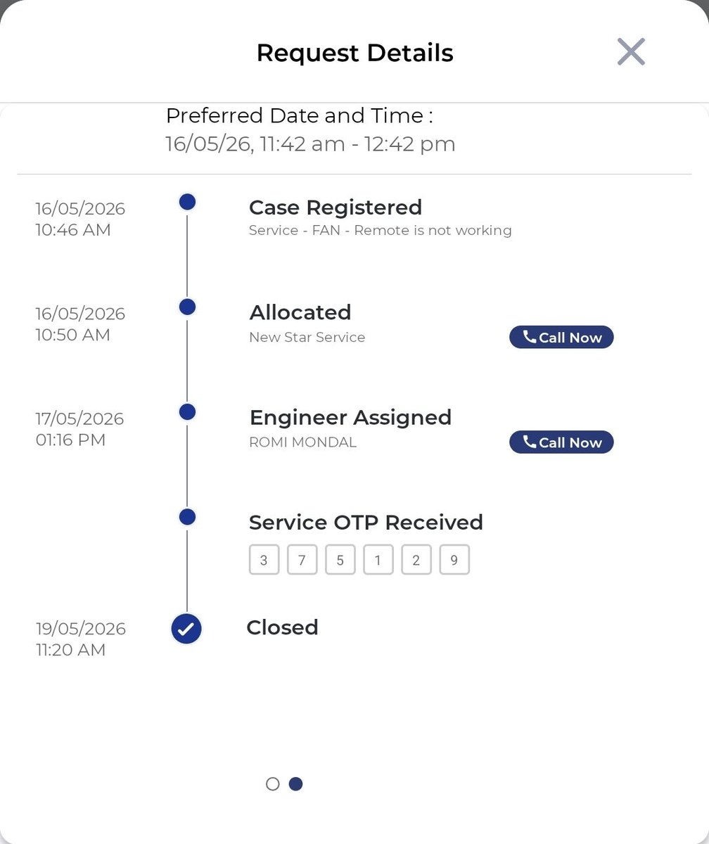 aliabraham77's tweet photo. @KentROSystems, fraudulent service! Technician didn't visit on 18th May, yet marked visit 'Completed' citing 'remote issue'. No visit, no OTP! @dreamgirlhema ji, is this how you treat customers? I need a replacement, not repairs. #KuhlFan #ConsumerFraud 
Case Id: 260516-03338 https://t.co/bdvE792cBW