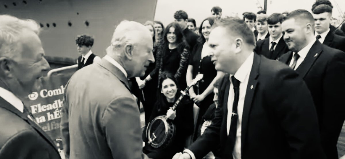 MoBoDrums's tweet photo. @newsoncool @richardtgarland @jamesgould23 I am very proud to support Darren and all the other forum members. 

As a former Household Division Drum Major, His Majesty took an extra few seconds to recognise my service. 

Here is to a truly inclusive Fleadh in August and God Save the King https://t.co/uoYH2uAh4C