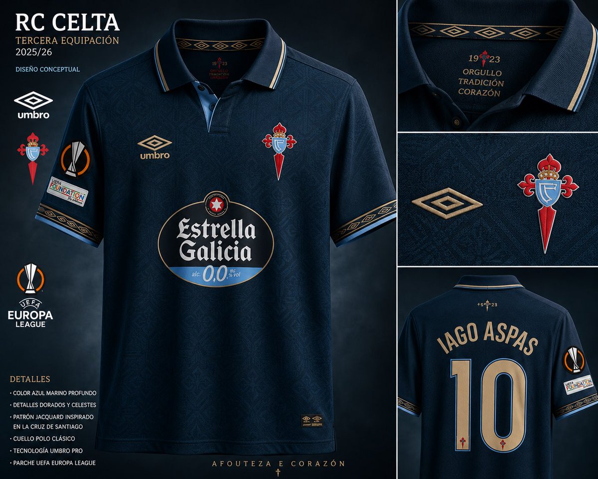 ahrccv's tweet photo. Las equipaciones de la próxima temporada del Celta si las hiciera ChatGPT. Vaya pepinos 💥💣 https://t.co/eA6AXwDOkV