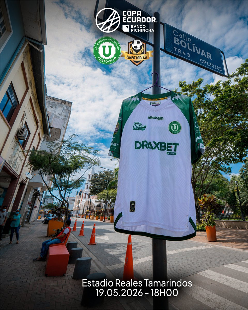 LDUPoficial's tweet photo. Día de fútbol en Portoviejo. 💚🤍
Noche de Copa Ecuador en el Reales Tamarindos.
Donde estés, en lo que hagas, lleva la verde y blanca.
Hoy juega Liga.
🆚 #LibertadFC
🕕 18H00
#CopaEcuadorBancoPichincha
#VamosLiga🟢⚪️ https://t.co/0VQONo9Zkw