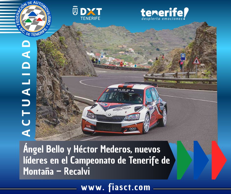 fiasct's tweet photo. Ángel Bello y Héctor Mederos, nuevos líderes en el Campeonato de Tenerife de Montaña – Recalvi.

📰 Nota de Prensa: https://t.co/PPTa7btTvK

#SubidaHermigua #TenerifeDespiertaEmociones
@DXTenerife @VisitTenerifeES @CabildoTenerife  @GrupoRecalvi @CEM_RFEdA https://t.co/bZZ2kls09s