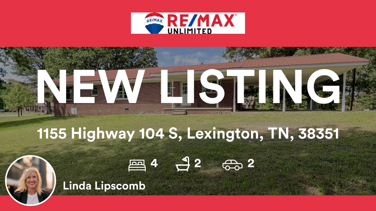 LindaLipscomb's tweet photo. 🛌 4 🛀 2 🚘 2
📍 1155 Highway 104 S, Lexington, TN, 38351

My latest listing on RateMyAgent.
TN 262480
https://t.co/e1pYoaNT8i

...
#ratemyagent #realestate #REMAX_Unlimited https://t.co/kfrbr5npCT