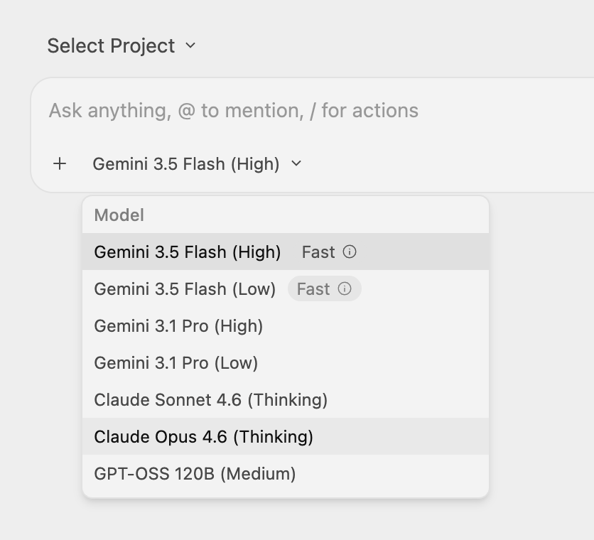 petervcook's tweet photo. Glad to see Claude Opus is still available for free in Google Antigravity 2.0. Looking forward to trying Gemini 3.5 Flash. https://t.co/oHYVtMuvfJ https://t.co/W5tl4eni8u