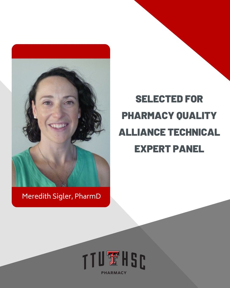 TTUHSC Jerry H. Hodge School of Pharmacy tweet media