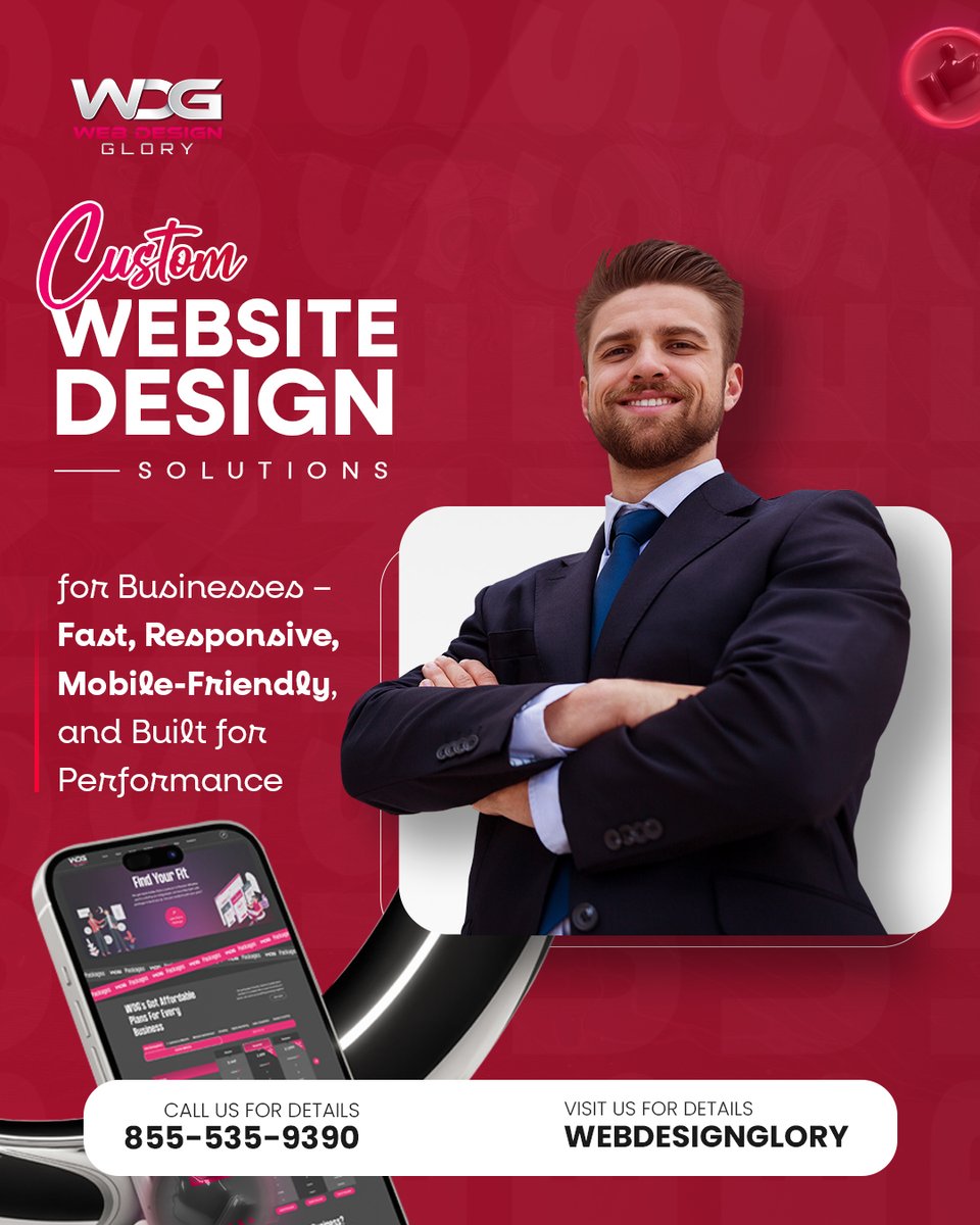 webdesignglory_'s tweet photo. Launch or upgrade your website with our expert designers! Mobile-friendly, high-performing, and tailored to your brand.

Start building your online presence today!
🌐 Visit: https://t.co/ElPJs8PqoK
📞 Call: 855-535-9390

#WebsiteDesign #WebDevelopment #MobileFriendly https://t.co/uqRX25KUH0