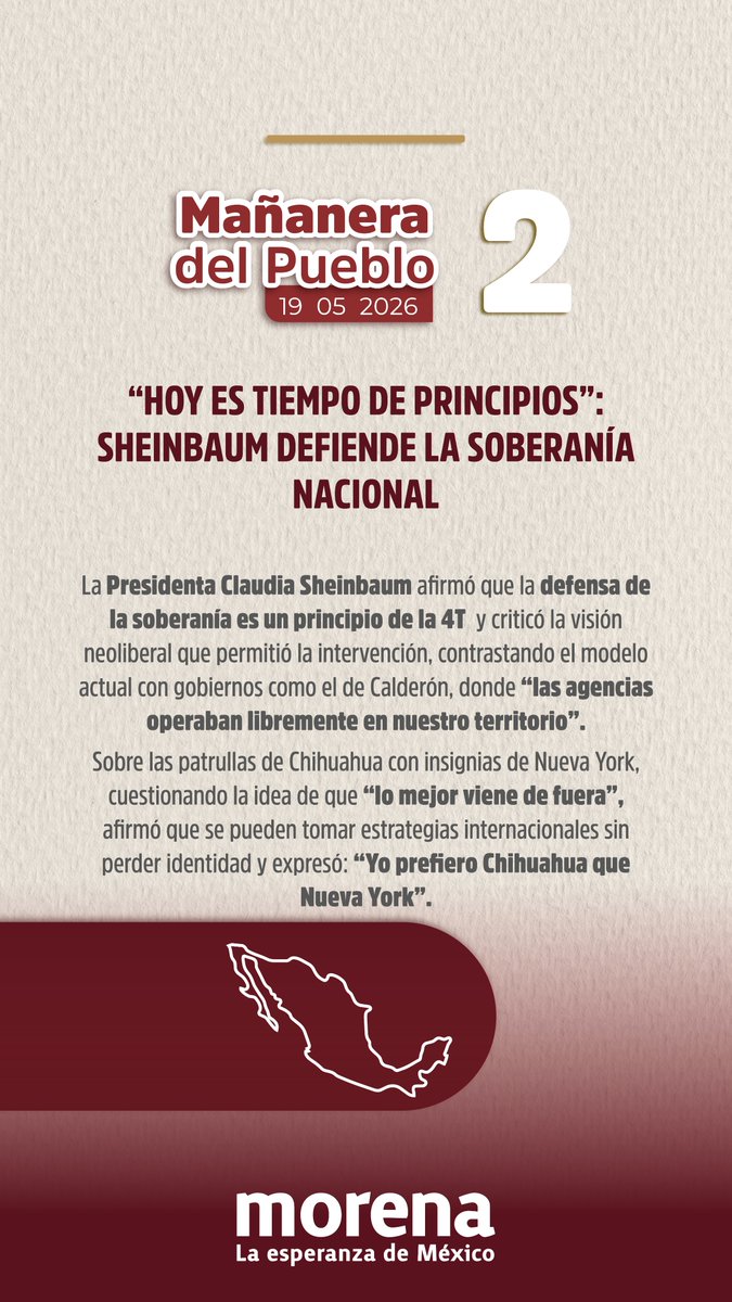 Morena tweet media