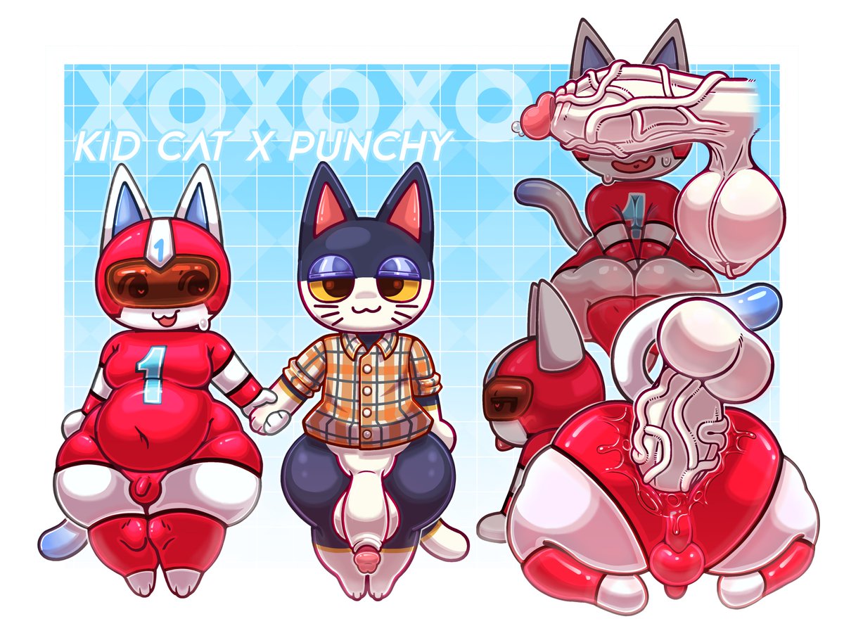 Kixly_'s tweet photo. Two completely straight cats hanging out🐈
#AnimalCrossing #Punchy #KidCat #Nsfw https://t.co/POFPToEPxN