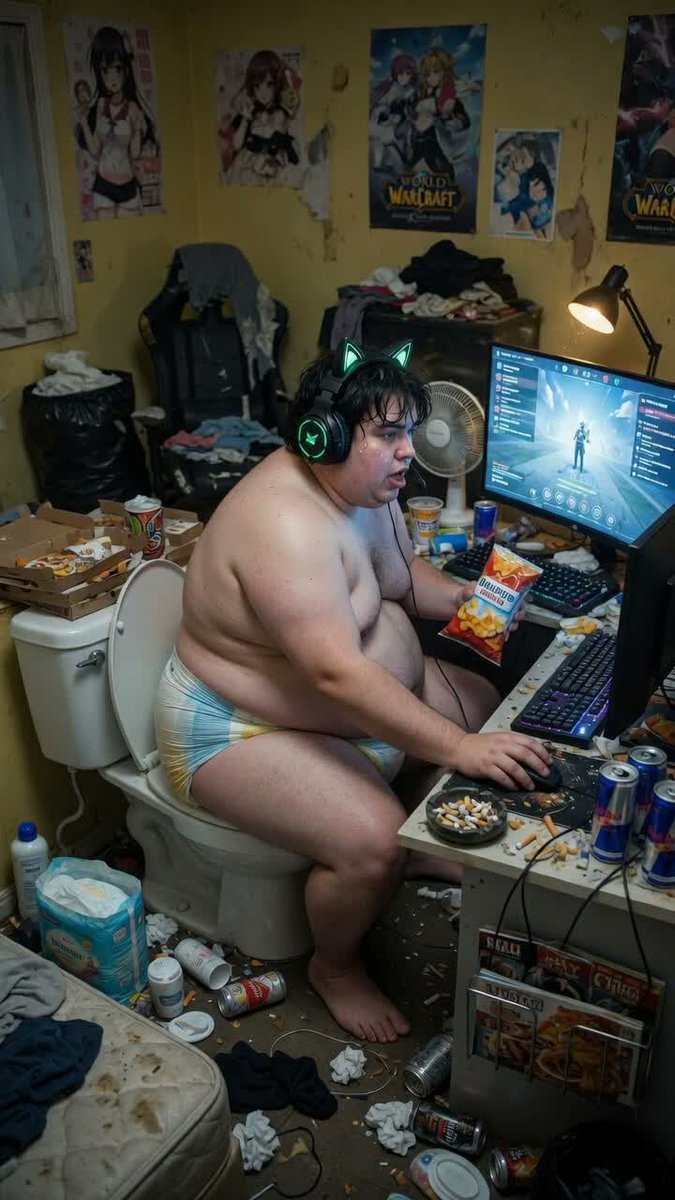 ThinkAndTwice's tweet photo. 🏆 VICTORY ROYALE — now look at the room behind him 😂 👇 #Victory #MeanwhileHisRoom https://t.co/PaQorrNhco