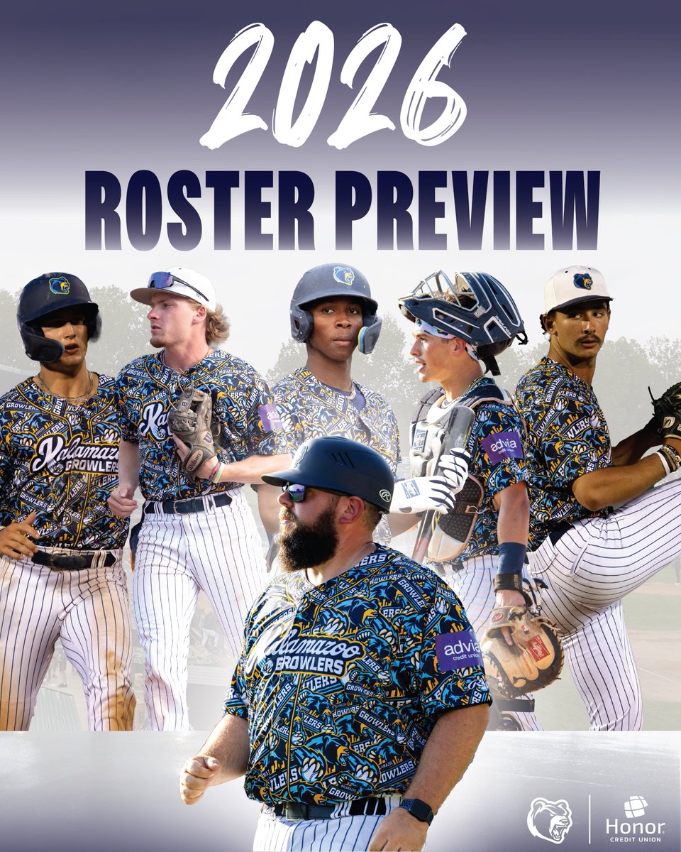 KzooGrowlers's tweet photo. We know a thing or two about 'even years' 😏

The 2x NWL Champions ('22 & '24) are here to play 🙌

Eight returning players, 18 players from Power 5 programs, a former NWL All-Star and 5 dawgs from the MAC. 

Cody Piechocki returns to manage the Growlers (5th all-time in NWL wins & T4 for all-time career playoff wins).

Read the full release: https://t.co/TW4n6fgwhN