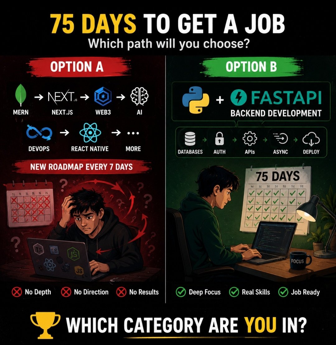 If you had just 75 days in your hand to get a job, which category would ...