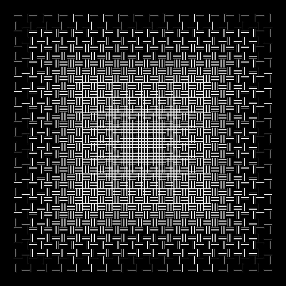 v3ga's tweet photo. Recode of "Segrid" by John Roy • 1973 • published in "Computer Graphics and Art" Vol. 1, No. 2 (1976) &amp; Vol. 2, No. 3 (1977) ↓
—
Upcoming workshop soon https://t.co/QwcQBUuVcX