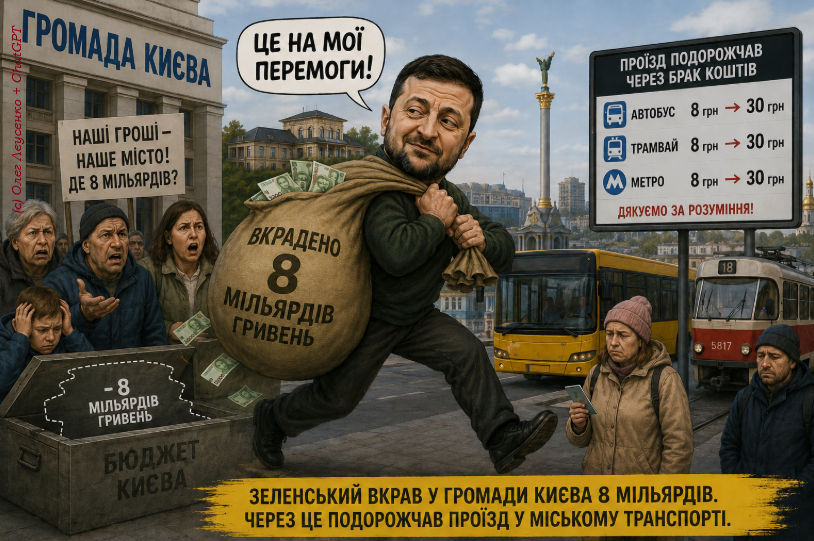 leusenko1's tweet photo. У Києві дорожчає проїзд у громадському транспорті до 30 грн.
І що тут почалось!
Петиції, заклики, пікети!
Дорогенькі не мої, насмілюсь нагадати деяким гупі, що коли Зеленський ВКРАВ ВІСІМ МІЛЬЯРДІВ у громади Києва влада міста наголошувала, що це гроші з соціальних програм, в т.ч. з дотацій на найдешевший проїзд у країні, ви всі сховали язики у тріщини.
Додайте зростання цін на пальне, електроенергію, матеріали та логістику.
Не подобається?
Будь ласка, піднімайте анатомічні органи з диванів і йдіть на Банкову.
А ще запиляйте петицію на сайті грабіжника Зеленського, щоб повернув киянам їхні гроші.
ВИ ж "УСІ ПРЕЗИДЕНТИ"!
А крадій - ваш слуга.
Чи не так?
NB: Я чекав цього подорожчання з минулого року. Київрада і В. Кличко даремно так довго пролонгували дешевий проїзд.
Електорат має знати причини удорожчання і конкретного винуватця. Зовуть його - ВОВА.