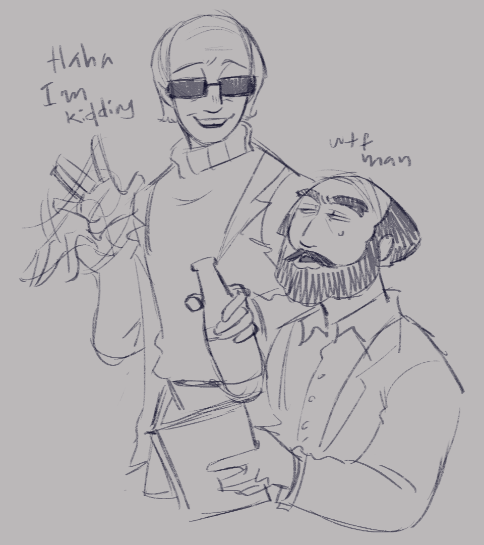 sheep4sleep1915's tweet photo. I wish there was more Professor Brothers episodes cuz man they're so funny (and I prefer Steve more in this version than the China, Il series) https://t.co/xMDsUqZuZX