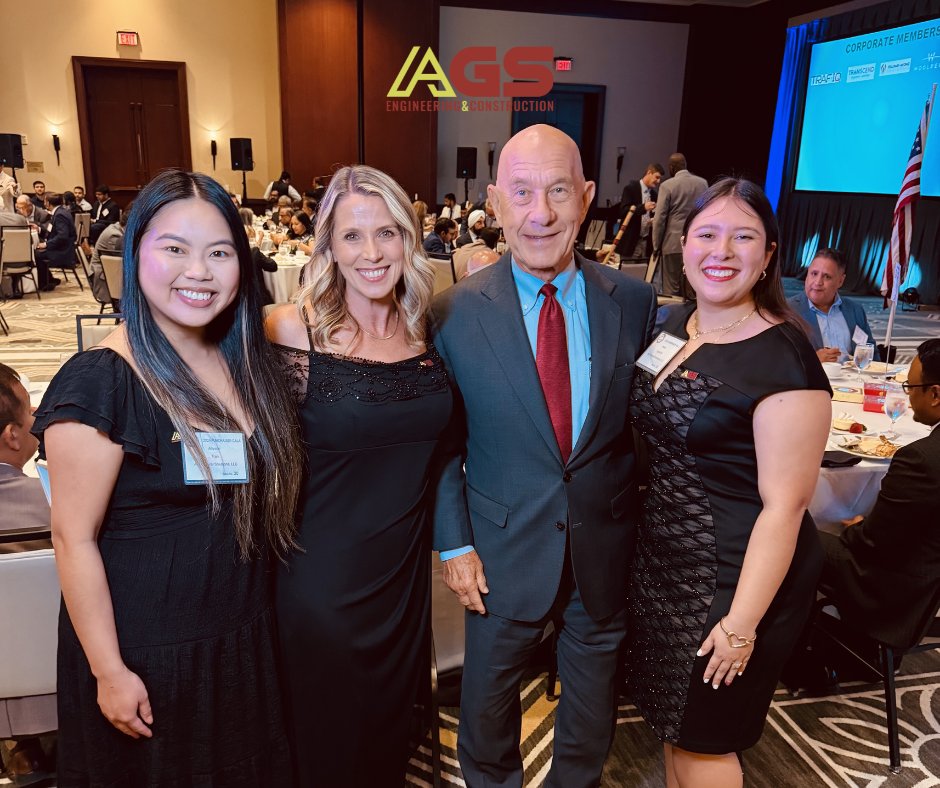 SolutionsAlly's tweet photo. AGS was a proud silver sponsor of the 2026 ASIE-American Society of Indian Engineers and Architects Scholarship Gala! ✨ 

Thank you to guest speaker Mayor John Whitmire for your insights on the City's infrastructure goals. We truly appreciate the time you shared. 

#AGS https://t.co/bDvSBuwi6O