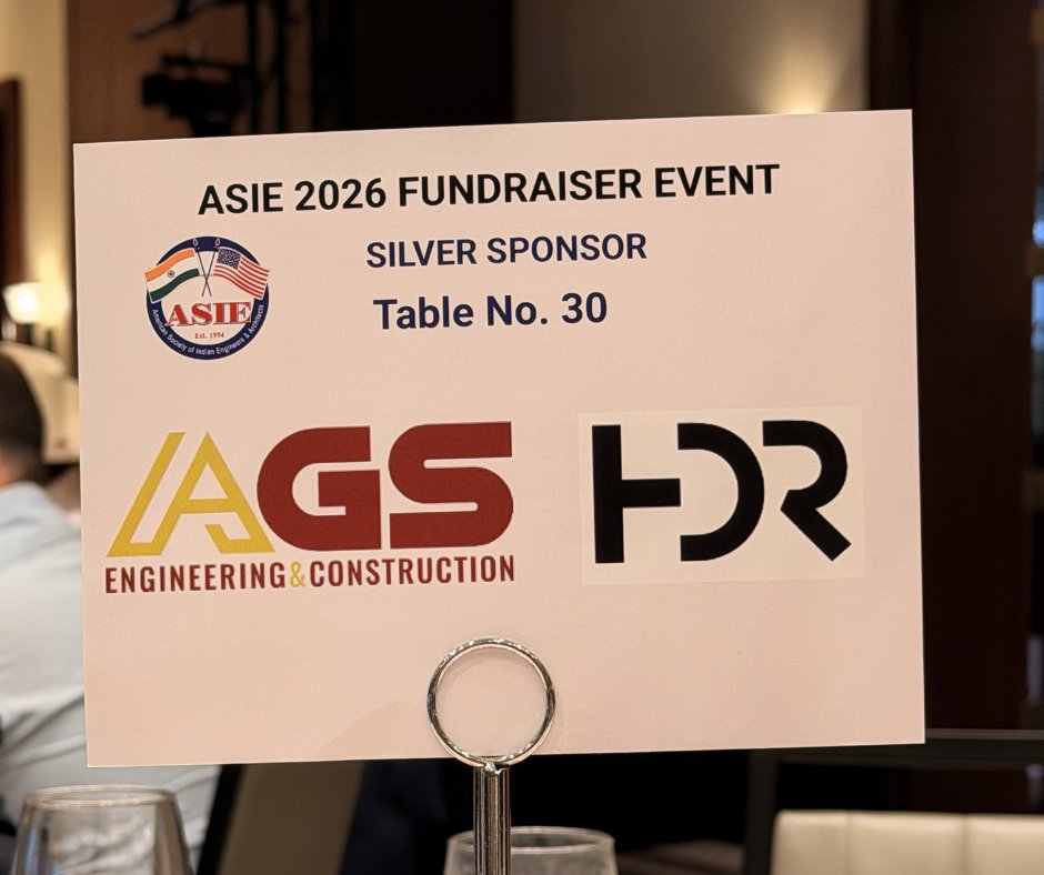 SolutionsAlly's tweet photo. AGS was a proud silver sponsor of the 2026 ASIE-American Society of Indian Engineers and Architects Scholarship Gala! ✨ 

Thank you to guest speaker Mayor John Whitmire for your insights on the City's infrastructure goals. We truly appreciate the time you shared. 

#AGS https://t.co/bDvSBuwi6O