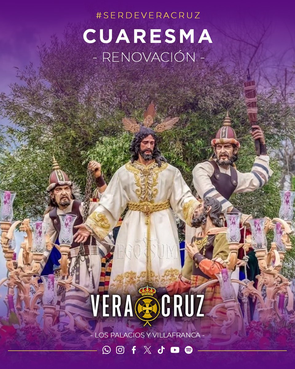 VeraCruzLP's tweet photo. 📣 COMUNICADO OFICIAL | Acuerdo de renovación con el Grupo de Fieles de Ntro. Padre Jesús del Consuelo y Santa María del Rosario y Esperanza, de Sevilla Este (@ConsueloSevEste).

#SerDeVeraCruz 💜 https://t.co/I1qqyXC88T