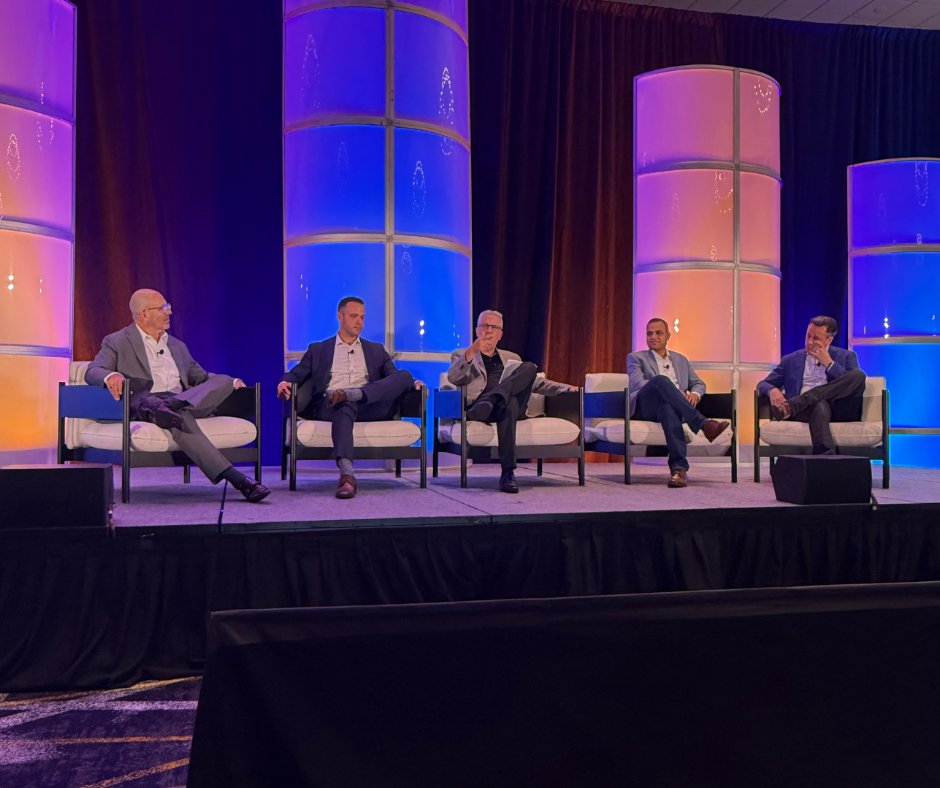 Conveyco's tweet photo. Our team is at the #MHISpringMeeting! The Solutions Community's Practitioner-Led Panel was a highlight — real insights from end users on warehousing, distribution &amp; fulfillment. Proud MAG Industry Group members &amp; can't wait for Thursday morning! #poweredbyMHI https://t.co/B4bX81SK4C