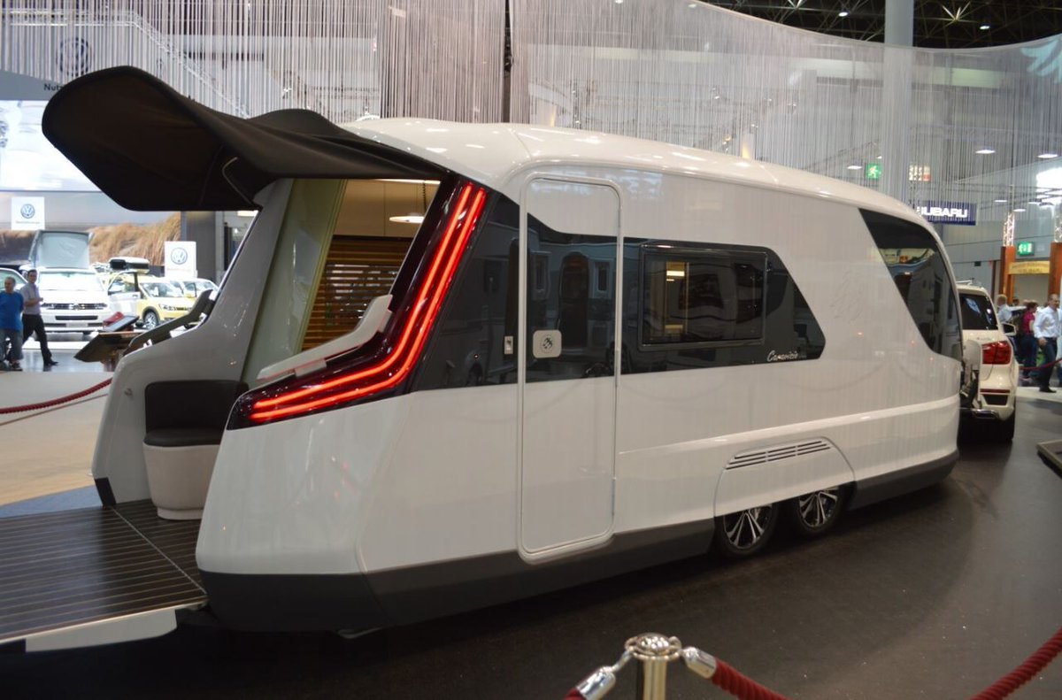 RVupgrades's tweet photo. Presented as a concept back in 2013 but never making it to production was the Caravisio travel trailer. It was branded as the "RV of the future" and was rumored to potentially cost $800K😮 https://t.co/oww5b6Mjgx https://t.co/KEGlpqNAJx