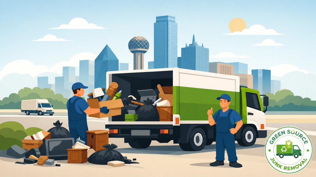 GreenSourceJunk's tweet photo. Time for an office refresh? 💼 Our team is expert at hauling away old cubicles, furniture, and electronics. We keep your business running smoothly.

Contact us: 682-367-8335 | https://t.co/rZElHGQgIW | greensourcejunk@gmail.com #BusinessOwner #OfficeCleanout https://t.co/CDdnyaNa5y
