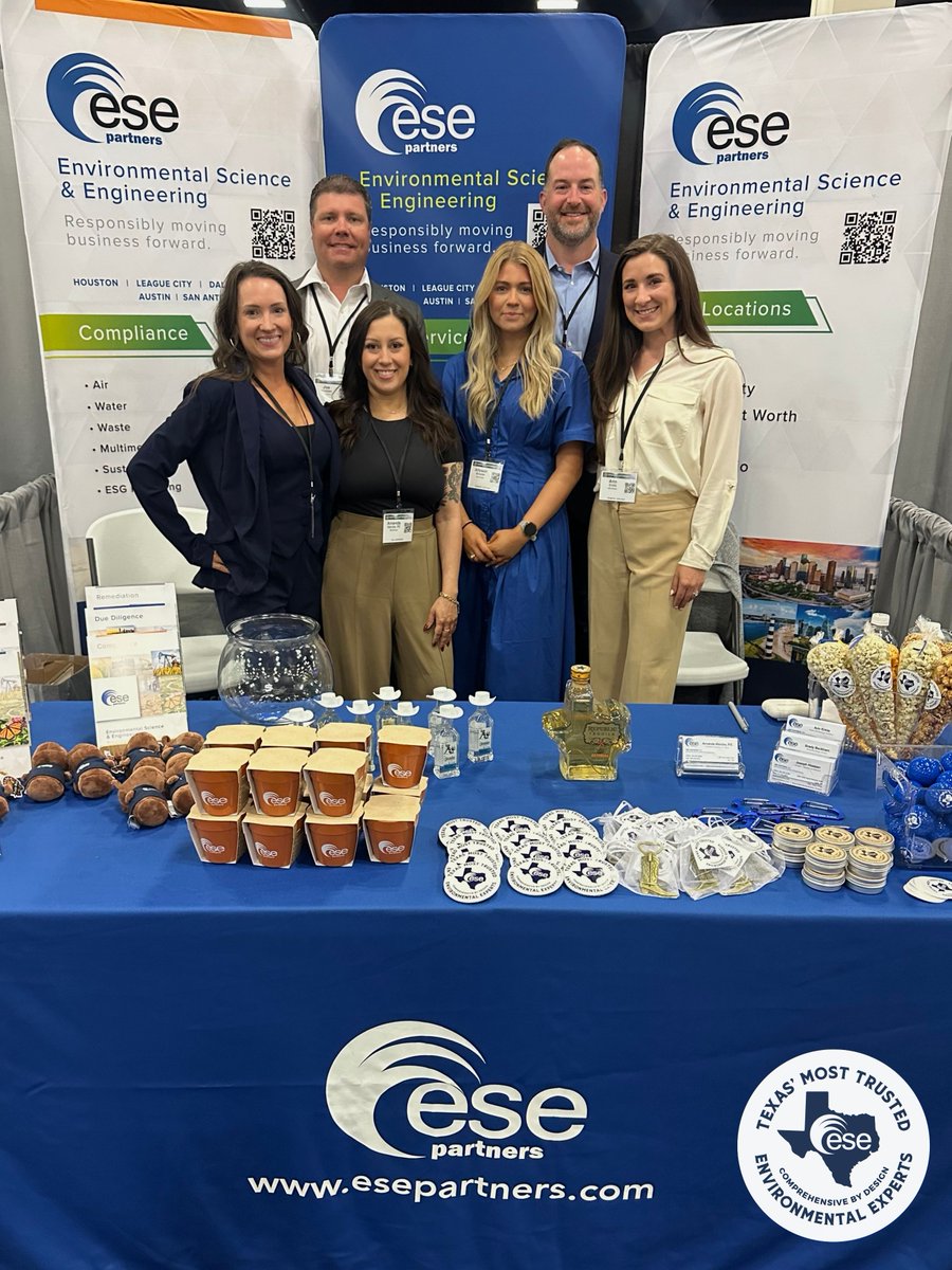 ESEPartners's tweet photo. We’re live at the 2026 TCEQ Conference! Stop by Booth #455 and come say hello to the ESE Partners team. We’ll be here until 4 PM! #TCEQ #EnvironmentalConsulting https://t.co/ds9eysjUlS