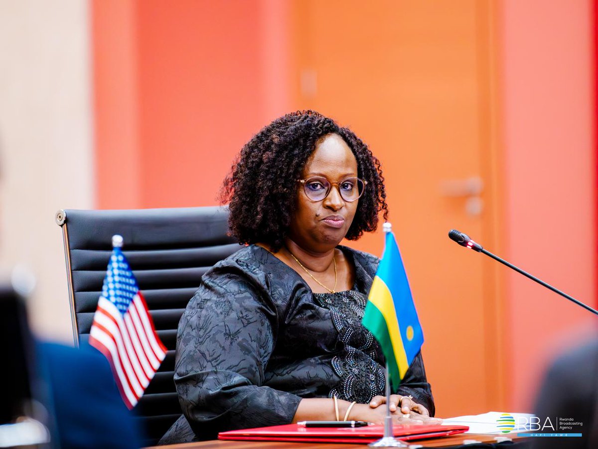 rbarwanda's tweet photo. On Tuesday, Acting Principal Deputy Assistant Secretary in the U.S. Department of State Bureau of Arms Control and Nonproliferation Renee Sonderman and Minister of State for Foreign Affairs and International Cooperation of the Republic of Rwanda, Dr Usta Kaitesi, signed a Memorandum of Understanding Concerning Strategic Civil Nuclear Cooperation (NCMOU) to advance peaceful civil nuclear cooperation between the United States and Rwanda. #RBANews