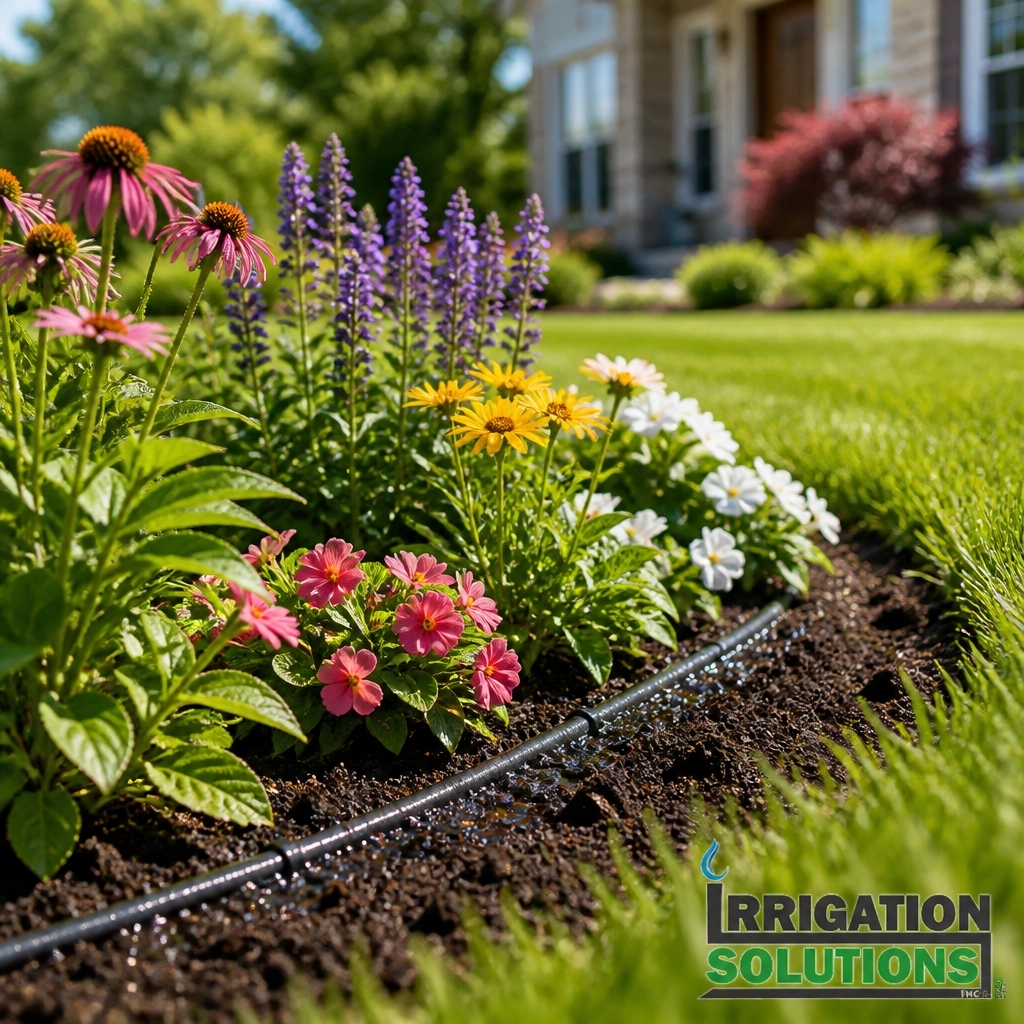 Irrisolutions's tweet photo. Protect your May plantings with precision drip irrigation! 💧 As NWA warms up, ensure your garden thrives with targeted watering directly to the roots. Keep your landscape lush and healthy. #NWA #Irrigation #MayGardening #DripIrrigation https://t.co/mtVfjX1wP5