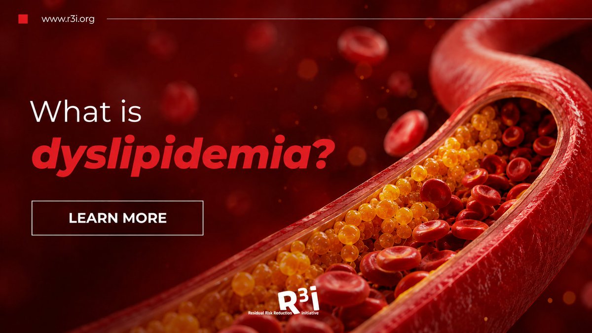 R3i_Foundation's tweet photo. Dyslipidemia is a major risk factor for cardiovascular disease and complications such as atherosclerosis. 

Management requires an individualized approach targeting specific lipid abnormalities while also considering comorbidities. A multidisciplinary approach is essential for comprehensive patient care and optimal cardiovascular health.

Find more relevant information and recent medical research on dyslipidemia on our website. ➡️ https://t.co/GWOAH60zVL

#Dyslipidemia #Cardiovascular #CardiovascularHealth #CardiovascularDisease #CVD