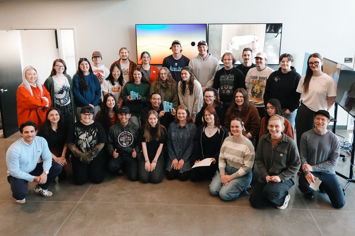 NorthernStateU's tweet photo. NSU students headed to Sioux Falls for the second annual Design Jam — one day, one prompt, one team effort. 🐺 This is what experiential learning looks like. https://t.co/waYAXldRYR #NorthernStateU #GoWolves https://t.co/0WDkqIJKLB