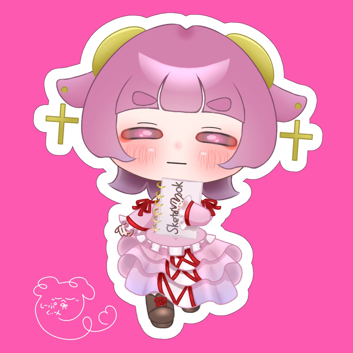 しーぷくぃーん🐏👑@イラストレーター目指して修行中の新人VTuber tweet media