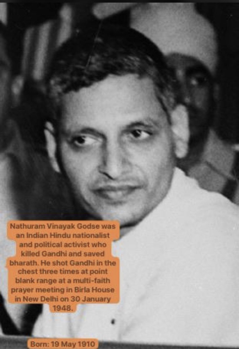Dilipmac9's tweet photo. Today is the birth anniversary of the man who saved Bharat from further partition

A humble tribute to Nathuram Godse 🙏 https://t.co/wCTRNvva8e