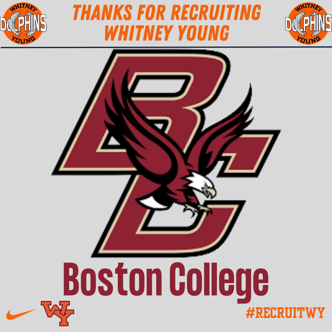 CoachFinger's tweet photo. Thanks to Coach Cornell and Coach Roof of Boston College for visiting Whitney Young to recruit our outstanding Young people!

#RecruitWY // #PhinsUp    // #EarnIt // #NextLevel // #ForBoston 

@wyhs | @dolphinfootball | @Coach_JCornell | @CoachTedRoof | @BCFootball https://t.co/L5mNfp0rkm