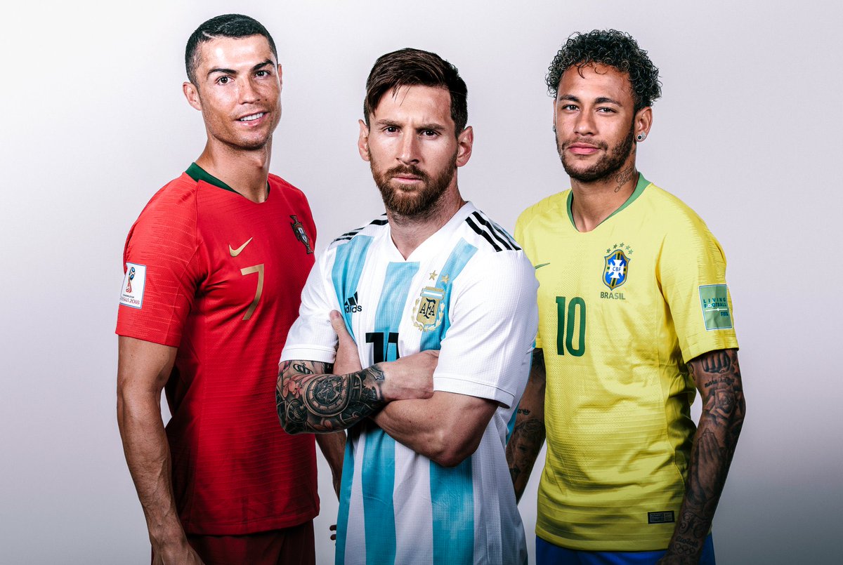 geocrises's tweet photo. On s’apprête à vivre l’une des Coupes du Monde les plus légendaires, celle des adieux de Messi, Neymar et Ronaldo. https://t.co/4N9BkSUrdR