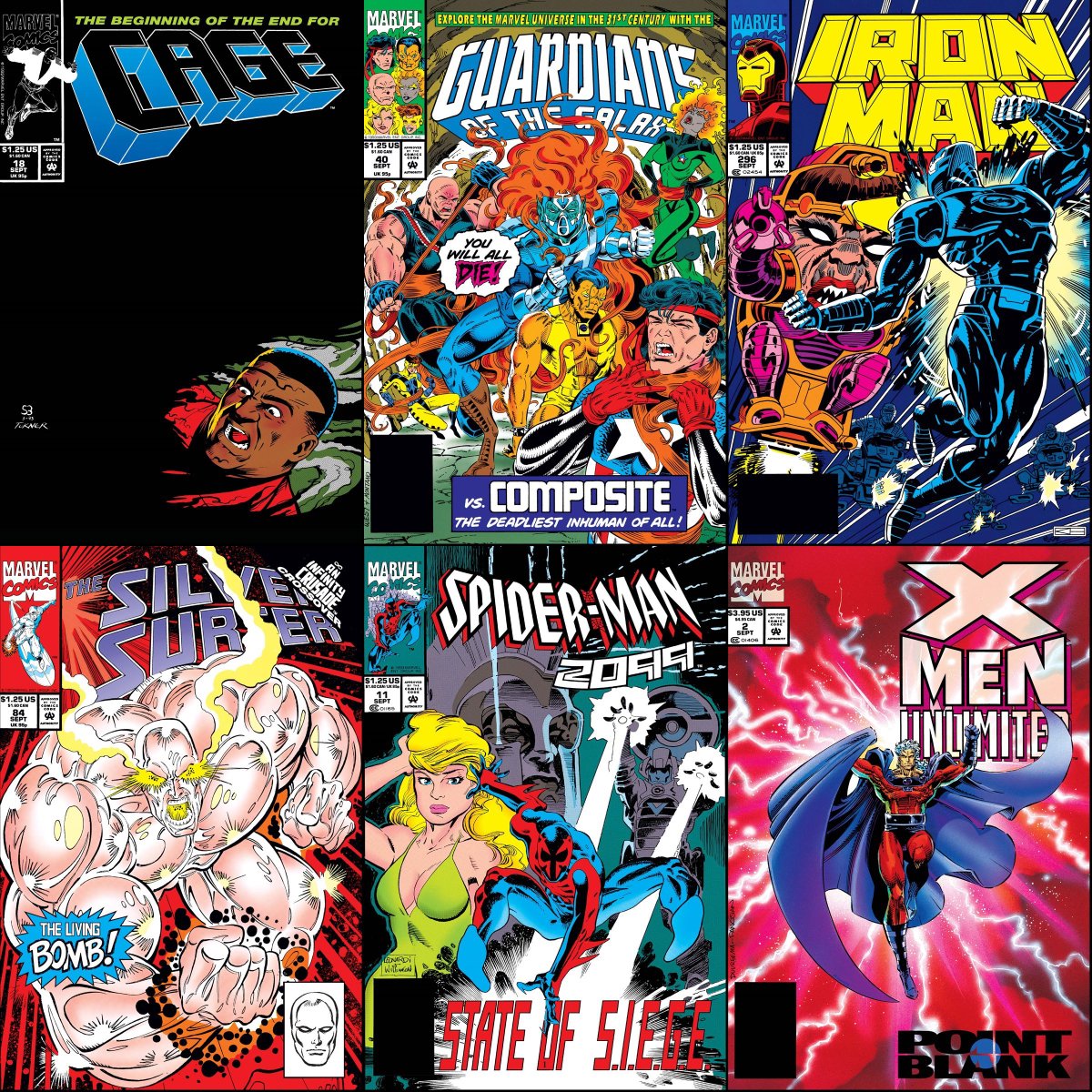 Marvel Comics that were on sale with cover dates of September 1993.