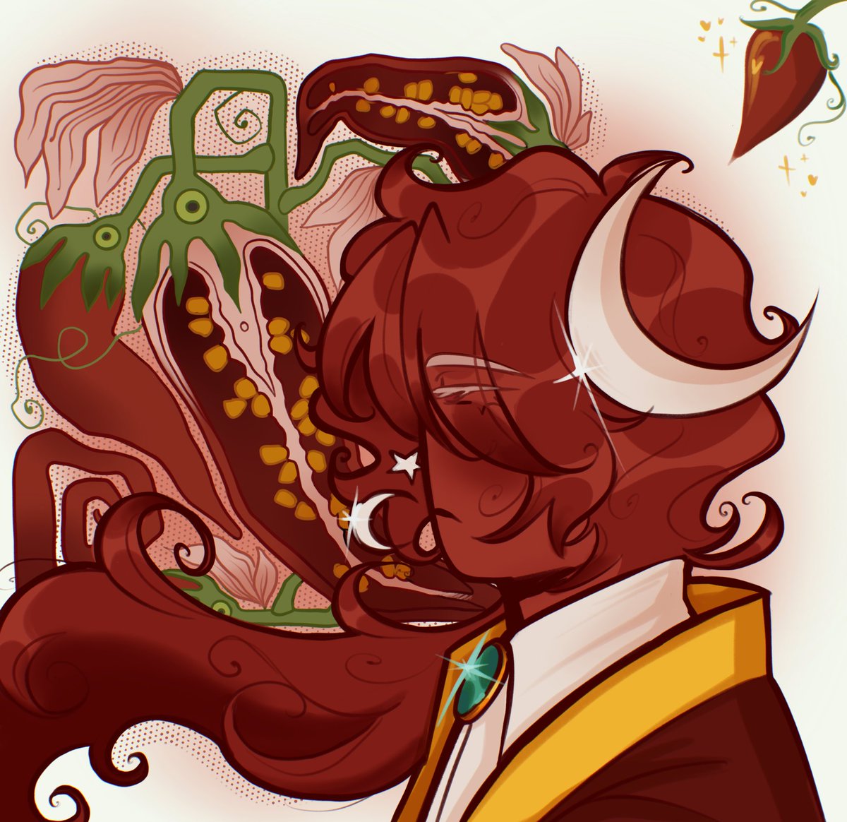 neroshiee's tweet photo. That spice patterns reminded me my friend s Turki🇹🇷 Turki design is hers @Tomato_Juice15 #countryhumans #countryhumansturkey https://t.co/9v96cVVDDi