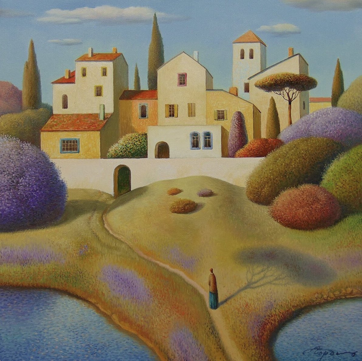 FileasFong's tweet photo. “A breeze, a forgotten summer, a smile, all can fit into a storefront window...”
-Dejan Stojanovic/The Sun Watches the Sun
 
Evgeni Gordiats(1951-),Ukrainian-American painter
Path to Town
 
 #painting  #ArteYArt #contemporaryart #art #arte #Kunst #artwork #artlovers https://t.co/ip38Hf2uEO